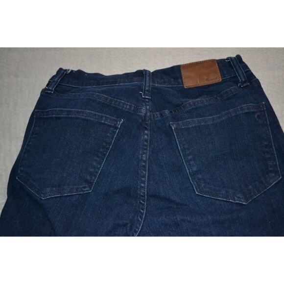 40255 Madewell Jeans 10 Inch High Riser Skinny Blue Size 28 X 27 Womens - Picture 12 of 13